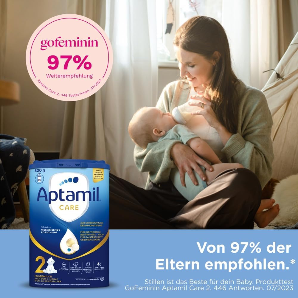 Aptamil Care 2 – Potrivit și pentru bebelușii născuți prin cezariană – 1 x 800 g