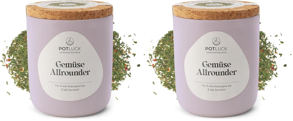 Potluck | Stullen Spice | Gewürzzubereitung im Keramiktopf | 60 g | Vegan, glutenfrei und mit natürlichen Inhaltsstoffen