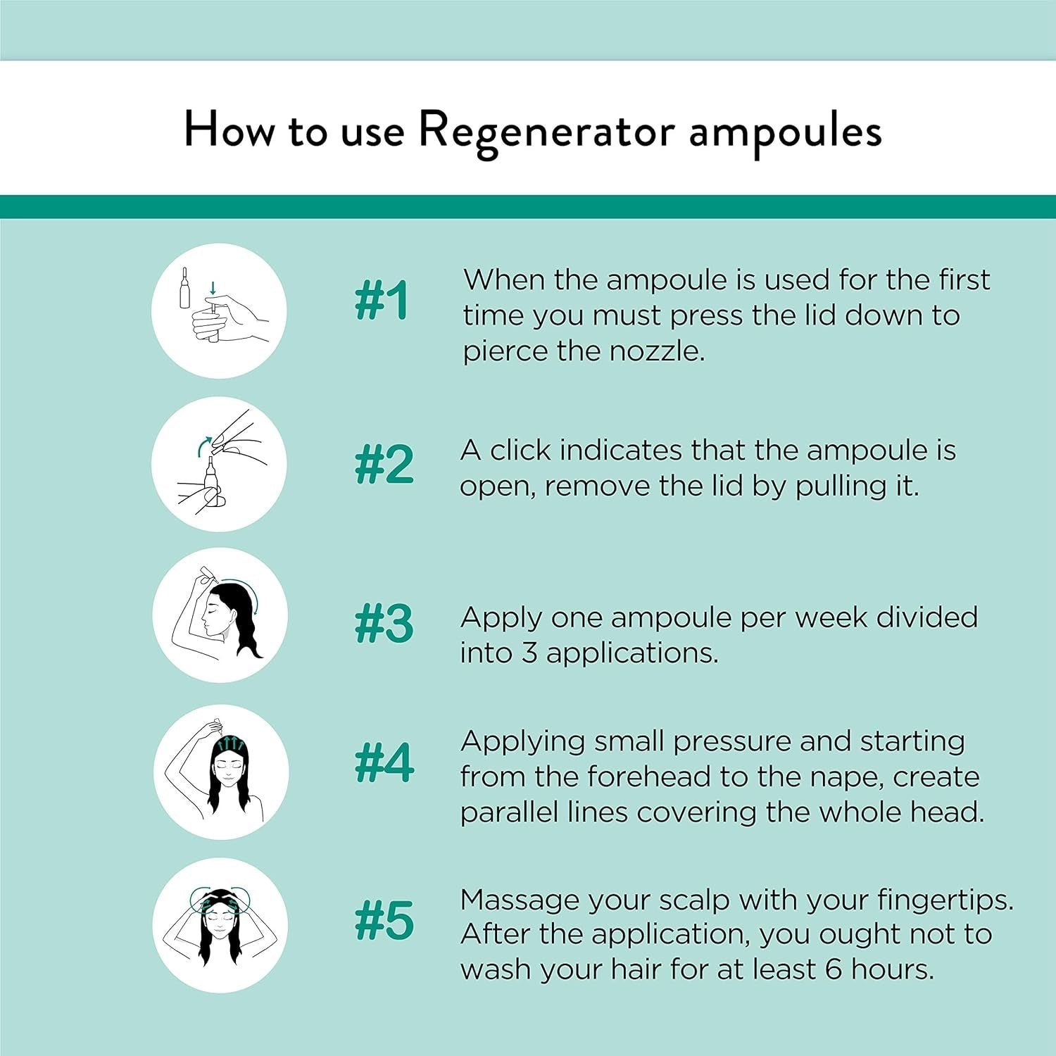 Nuggela & Sulé Regenerator de păr fiole, tratament de 1 săptămână, 10 ml Ingrijire par Nuggela