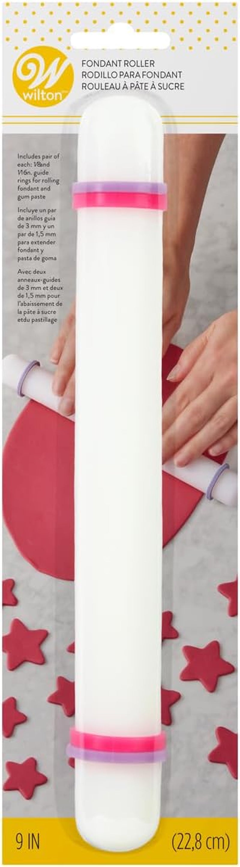 Wilton Perfect Height, sucitor pentru fondant și marțipan, 22,5 cm