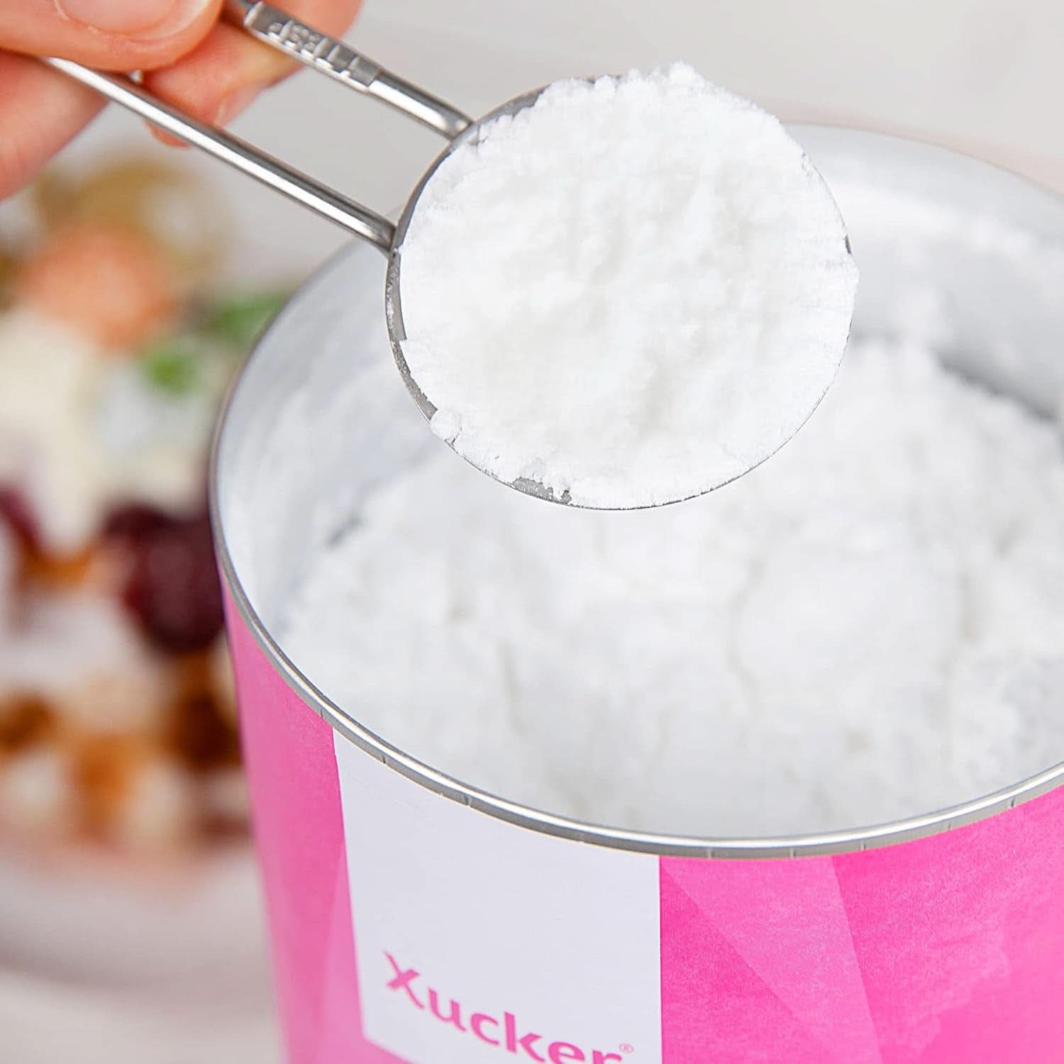 Xucker Zahăr pudră Erythritol - Înlocuitor de zahăr fără calorii, 600 grame Indulcitori Naty Shop