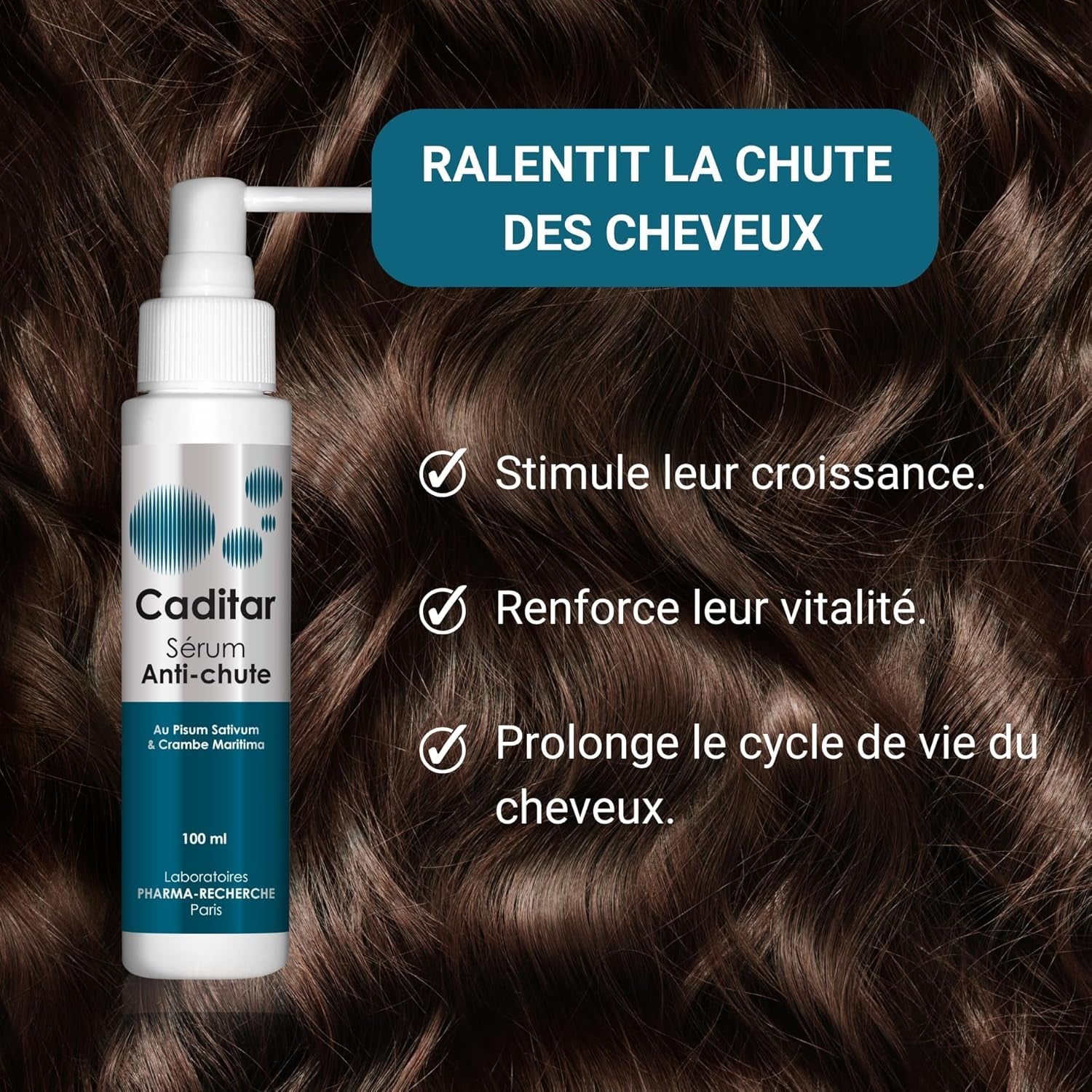 Caditar Serum împotriva căderii părului, 100 ml Ingrijire par Naty Shop