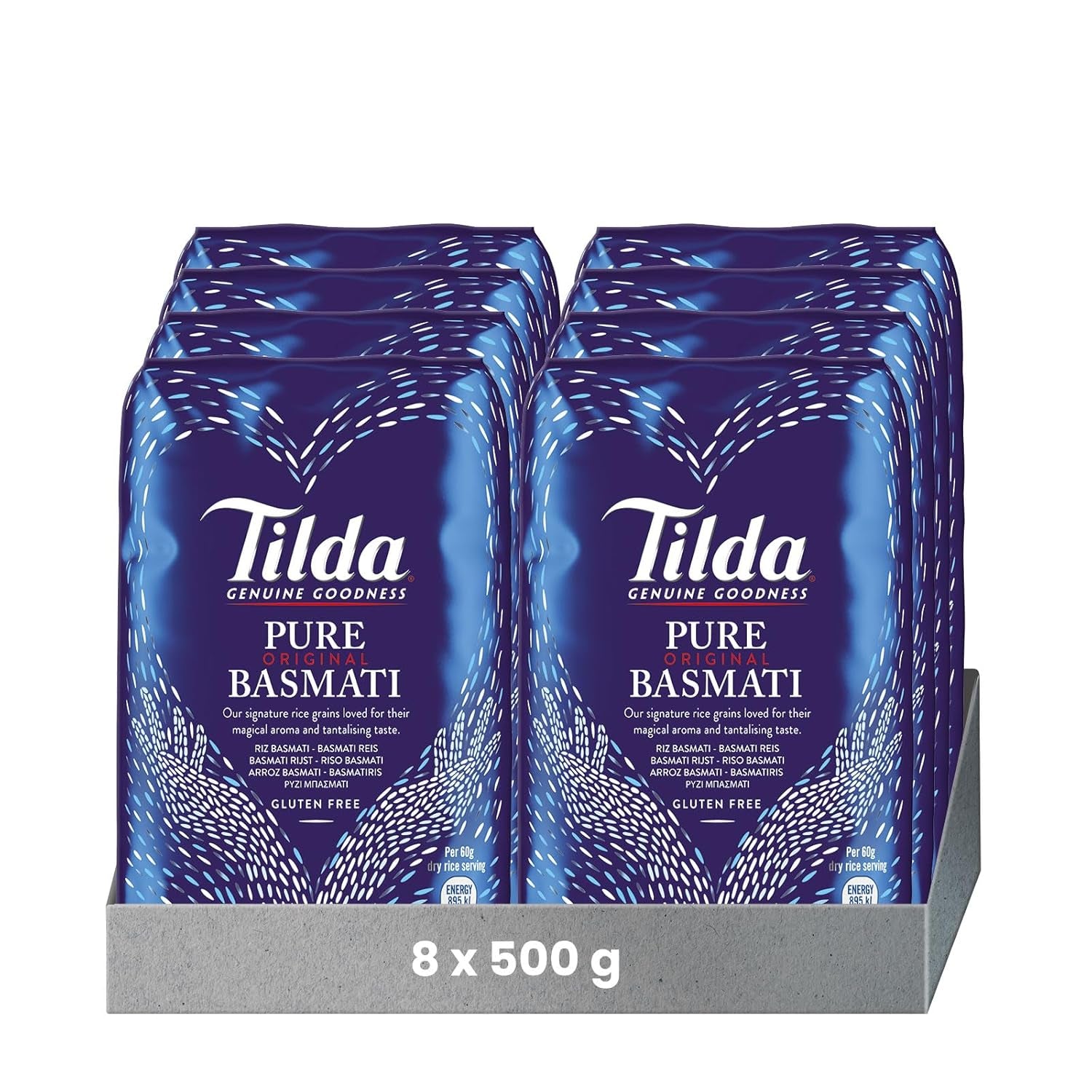 Orez Basmati Tilda Pure Original, pachet de 8 (8x500g)