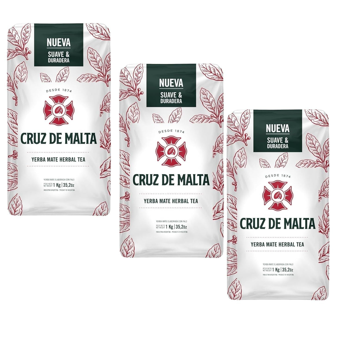 Ceai argentinian de mate cu bucăți de tulpini, 1 kg.
