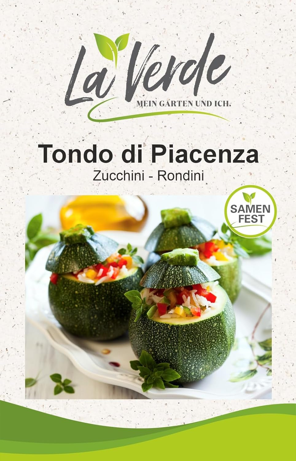 La Verde MEIN GARTEN UND ICH. Gold Rush Zucchini Samen Für Ca. 8–10 Pflanzen, Fruchtgemüse, Saftig Und Aromatisch, Saatgut Ohne Gentechnik