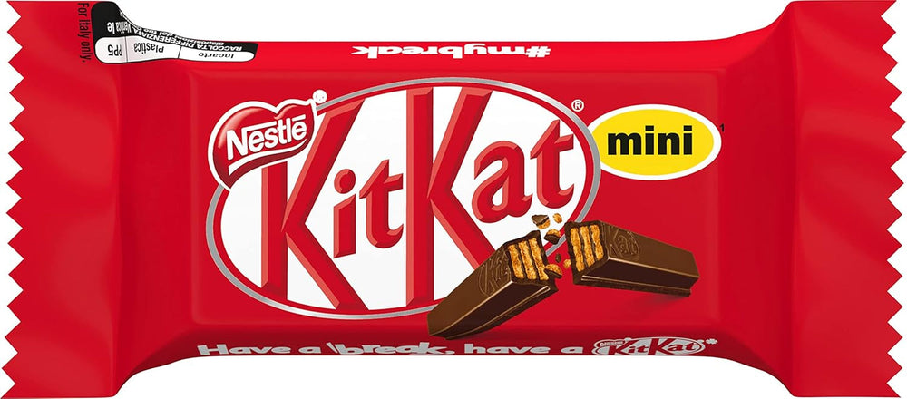 Batoane mini de ciocolată Nestlé, batoane crocante cu ciocolată cu lapte și napolitană crocantă, pachet de 3 (1 x 217g)