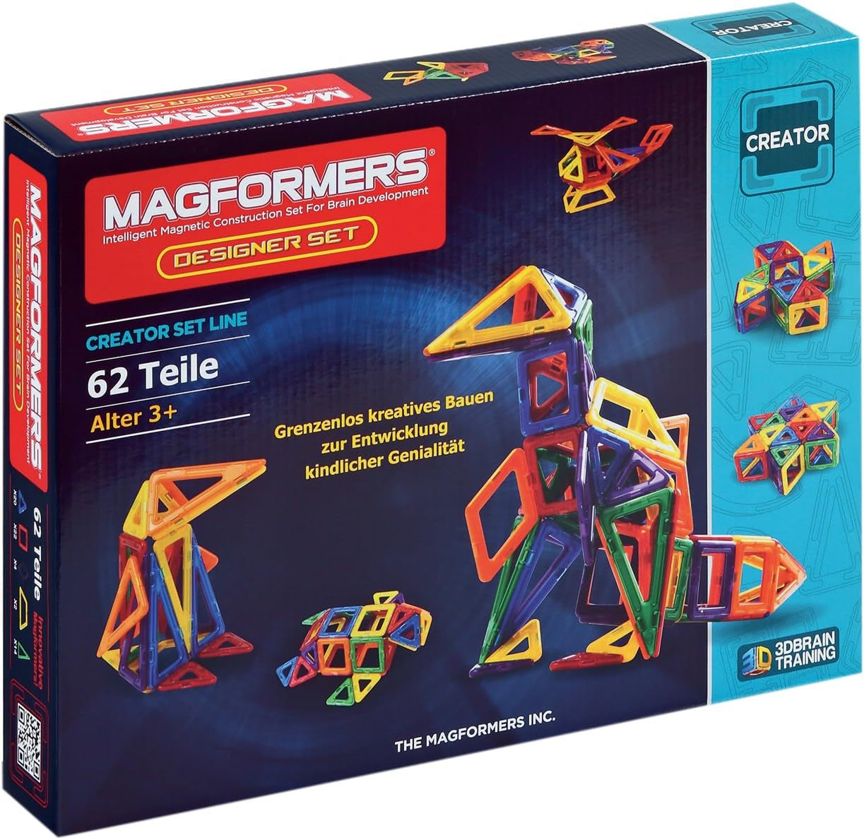 2042622 274-15 Konstruktionsspielzeug, 3 Jahre to 99 Jahre, 62 Teile, Red, Blue, Yellow, Green, White