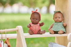Miniland Babypuppe südamerikanisches Mädchen 21cm-31148, Merhfarbig