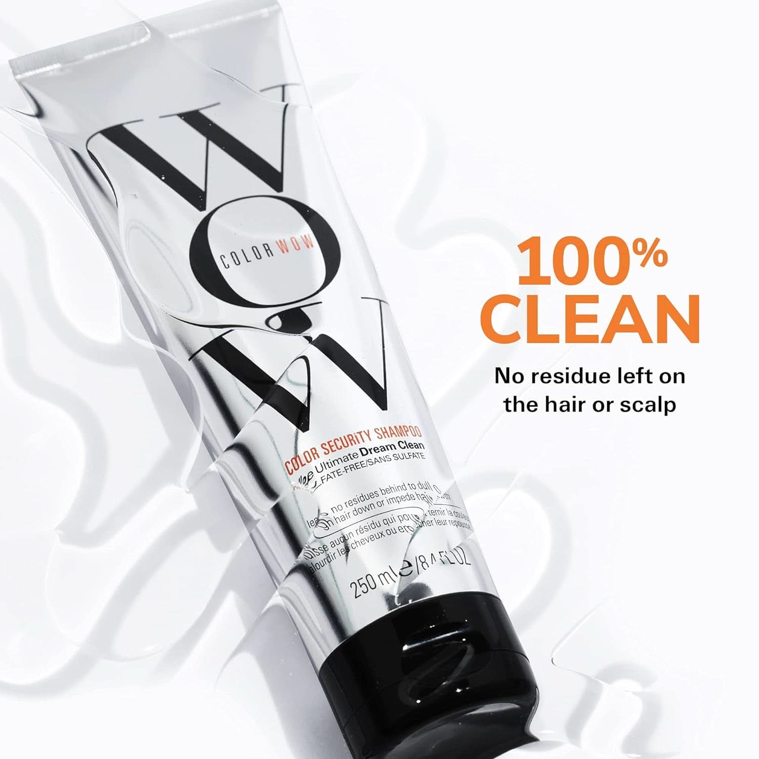 Wow Color Shampoo, șampon de îngrijire a culorii fără silicon și fără sulfat pentru păr vopsit, 250 ml Duș și baie Naty Shop