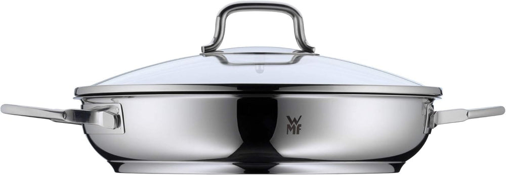 WMF Devil tigaie de tocană cu inducție 26 cm cu capac din sticlă, Cromargan din oțel inoxidabil acoperit, acoperire ceramică, rezistentă la cuptor Oale si Tigai Naty Shop