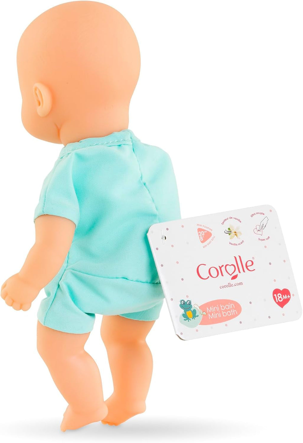 Corolle - Meine erste Babypuppe, Mini-Bada, blau, 20 cm, ab 18 Monaten, 9000120310