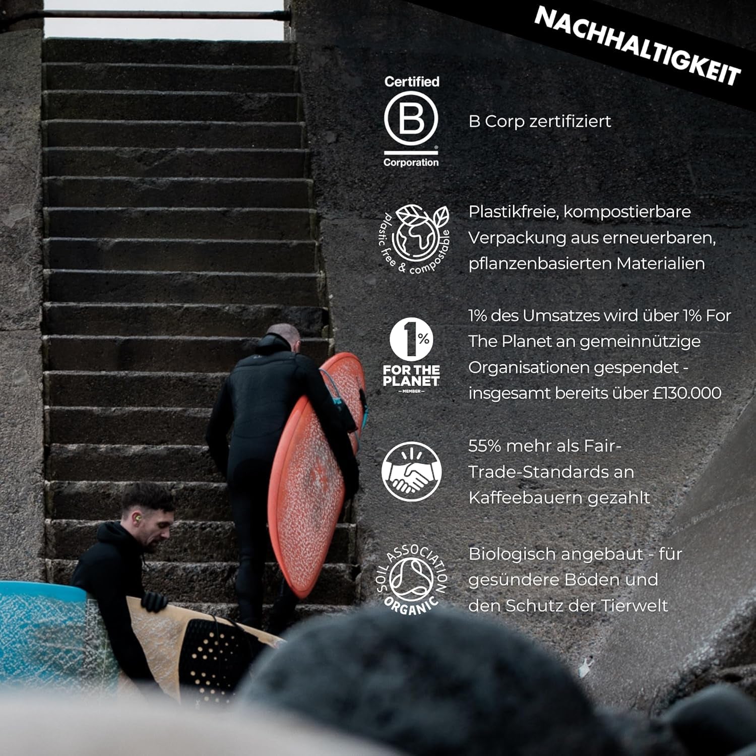 EXHALE Bio GANZE BOHNEN – Dunkel Gerösteter Kaffee – 450g Packung – Mykotoxinfrei & Geeignet für Bulletproof Coffee – Single Origin und 100% Arabica Bohnen