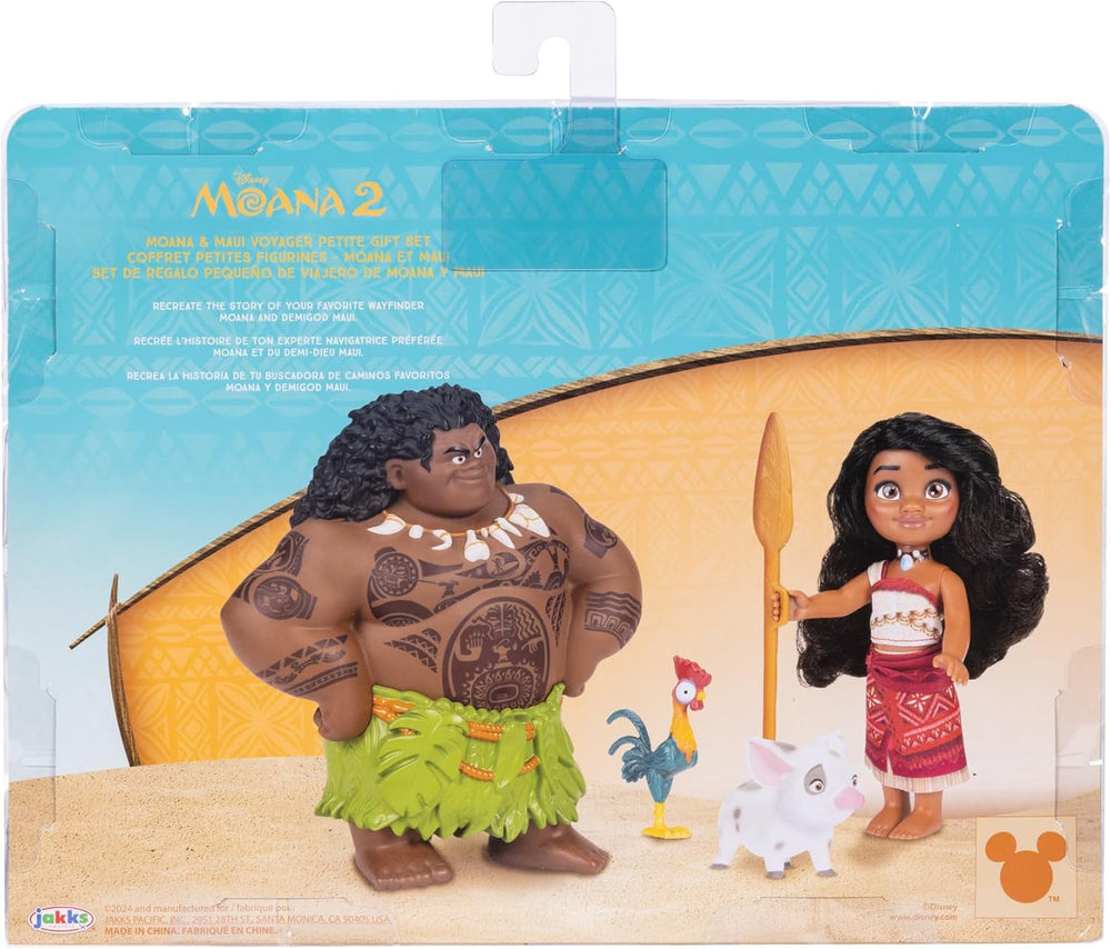 Set Cadou Moana 2 Vaiana & Maui 15cm
