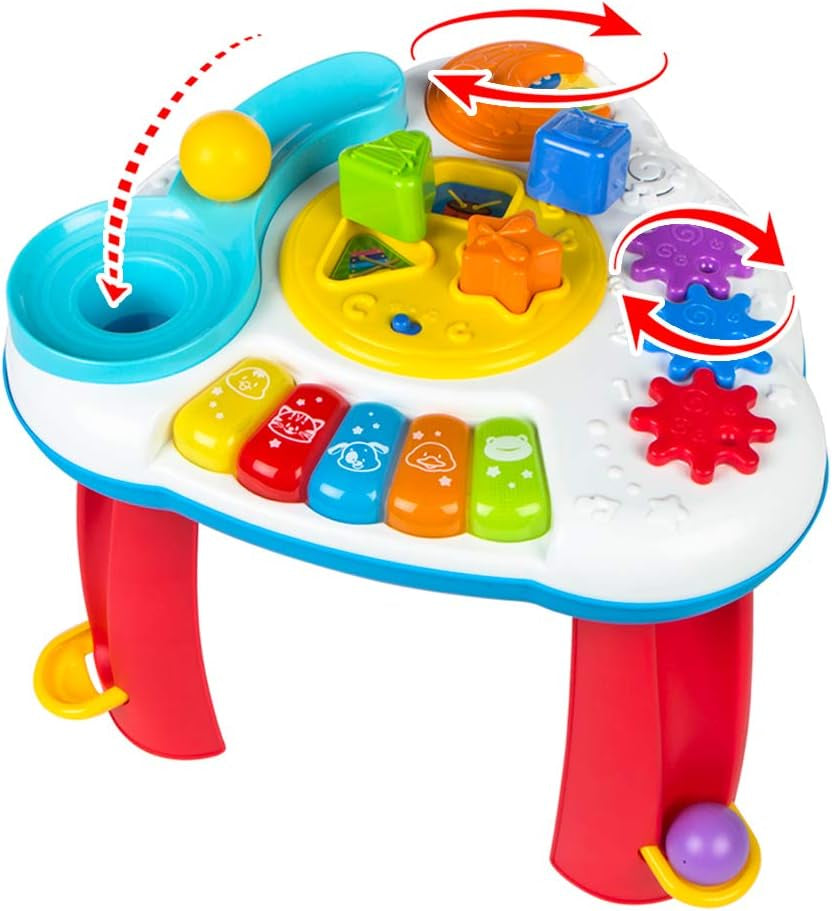 Masa muzicală Colour Baby Jucarii Bebe Naty Shop