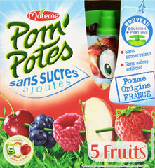 Pom'Potes 5 Fruits Rouges