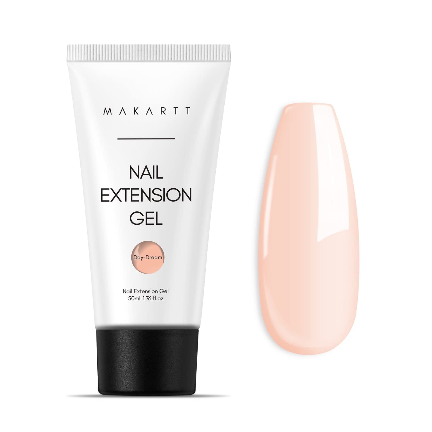 Gel pentru extensii de unghii Makartt Poly - Gel acrilic pentru extensii, gel pentru întărirea unghiilor, decorarea unghiilor, 50 ml (Violet)