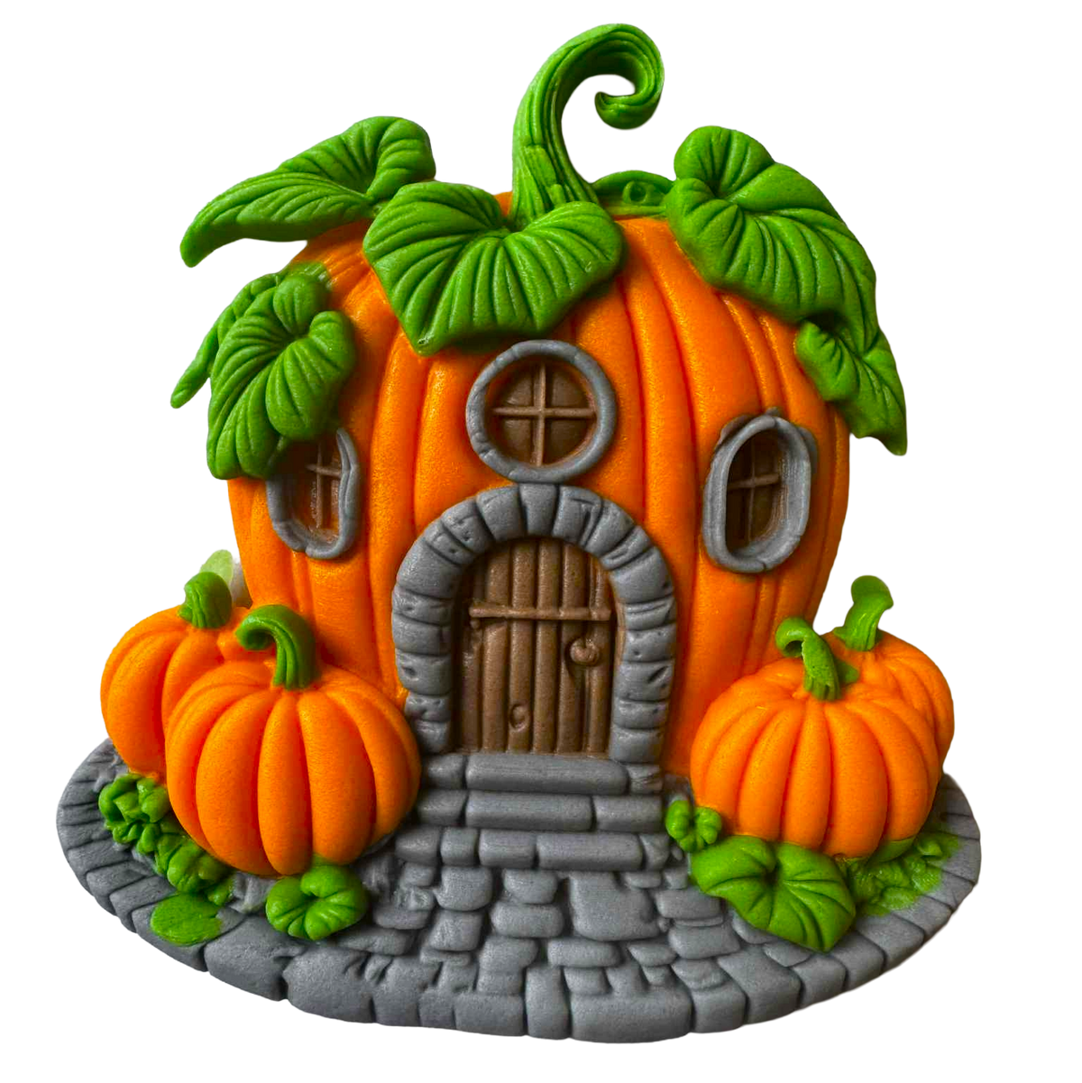 Casa Delicii Decorațiune Comestibilă Toamnă - Dovleac Decorativ Comestibil Cu Texturi Realiste