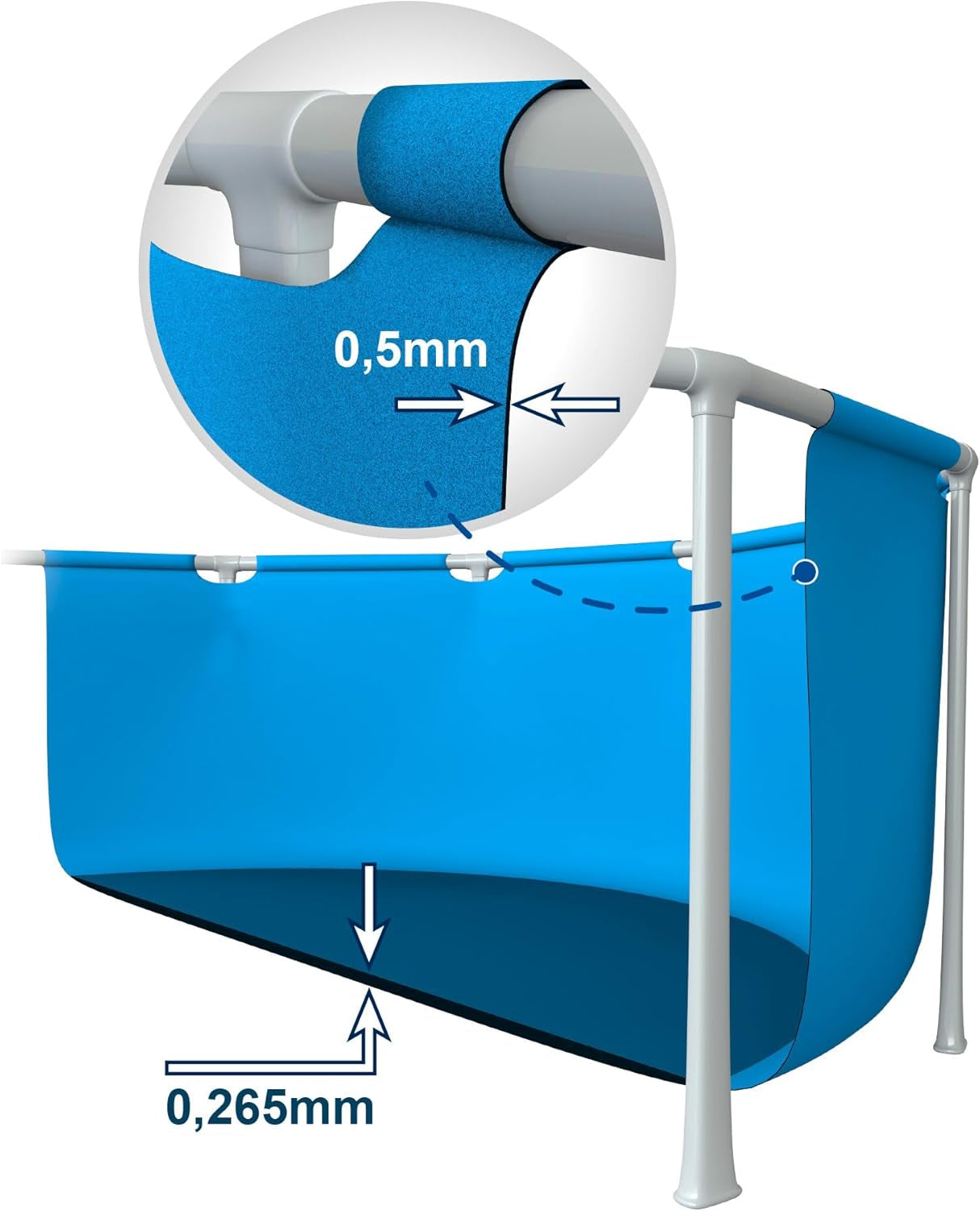 Piscină Intex cu cadru metalic de 2,4 m x 51 cm
