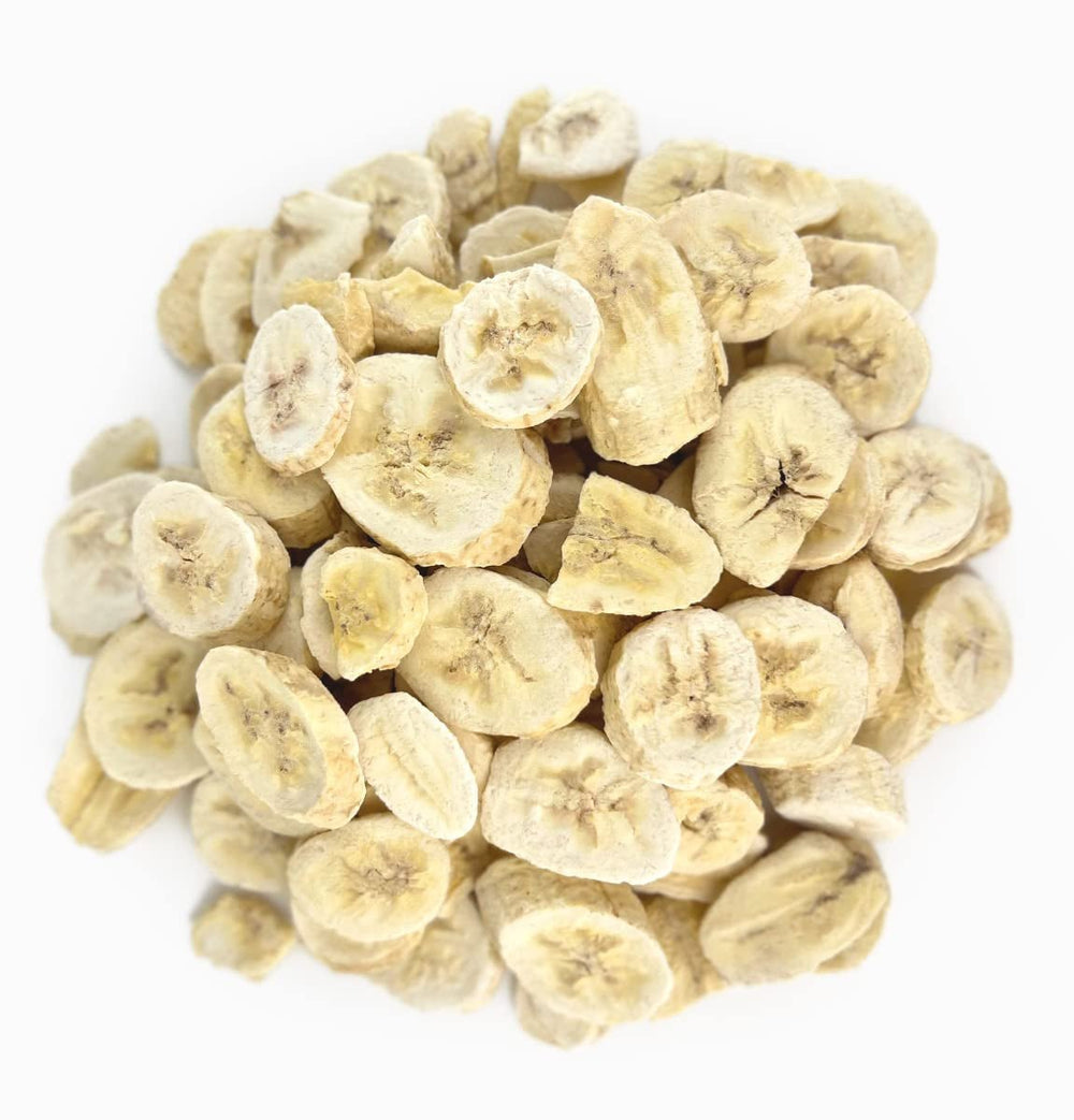 BRIX banane liofilizate | Banane naturale, uscate 140 g | Premiul Great Taste pentru fructe uscate, uscate | Fără OMG, fără gluten, vegan, vitamine conservate Produse deshidratate Naty Shop