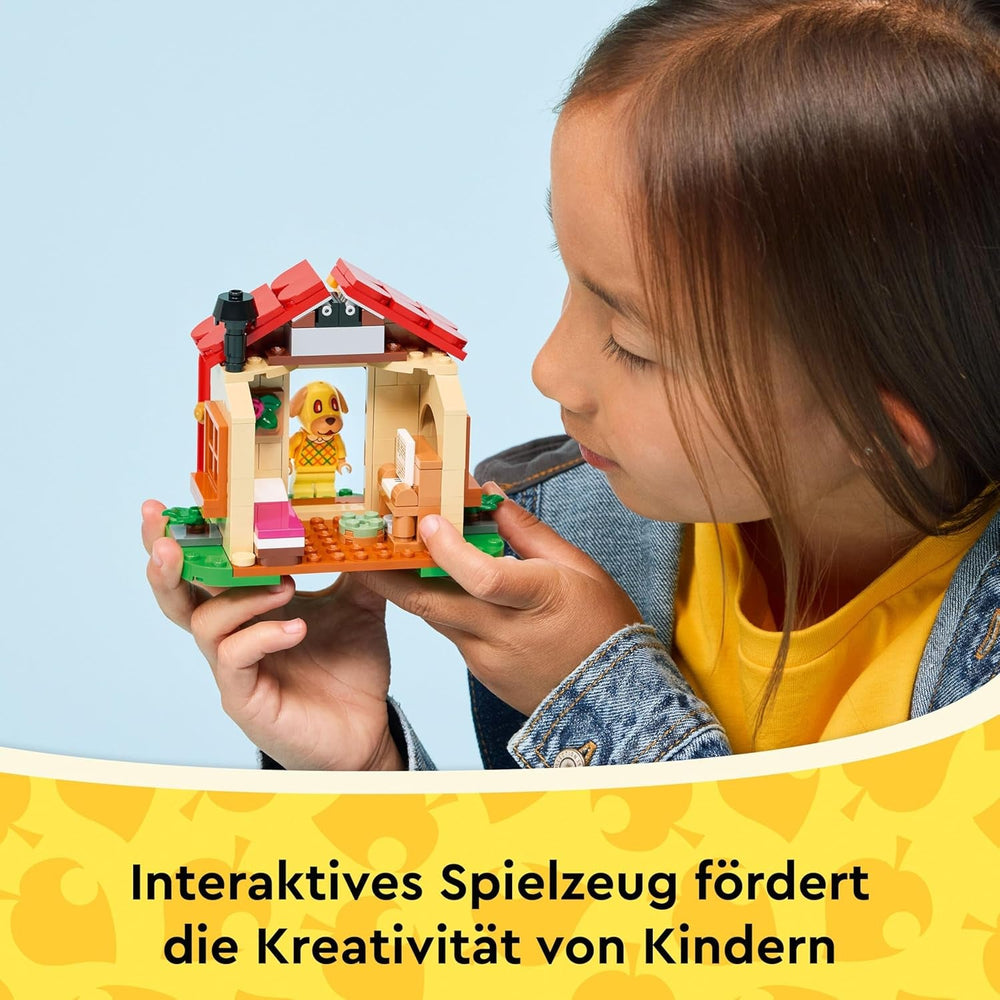 LEGO Animal Crossing - Bienchens gemütliches Haus - Spielzeug mit Minifigur, Klavier, Picknicktisch & Lebensmittel Zubehör - Spielset Gamer Geschenk für Mädchen, Jungen & Fans ab 6 Jahren - 77058