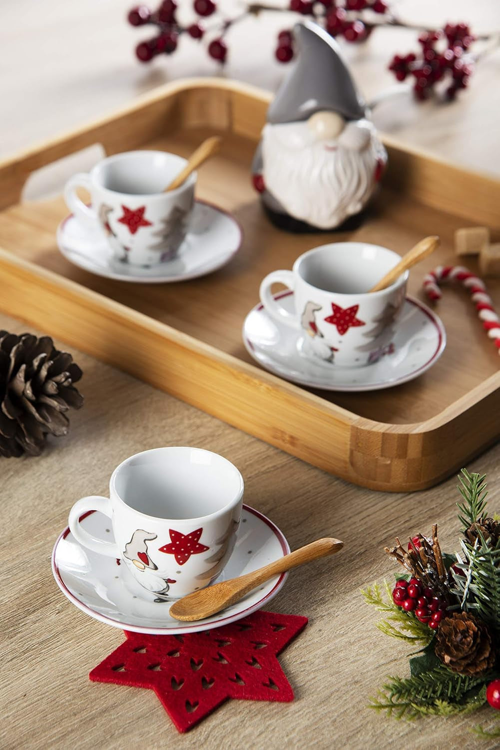 Excelsa Gnomo Zahărniță/Brânză de Crăciun, Ceramică, 100 ml