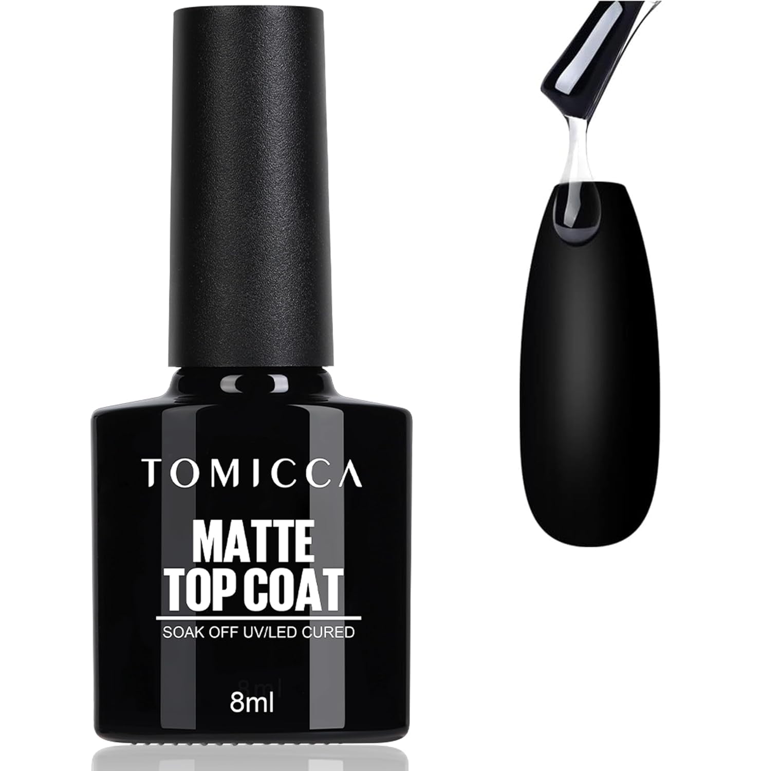 TOMICCA Clear Blooming Gel Nagellack, UV LED Spreading Nagellack Für Nageldesign, Marmor, Aquarell Blüten Nail Art Polish 8Ml