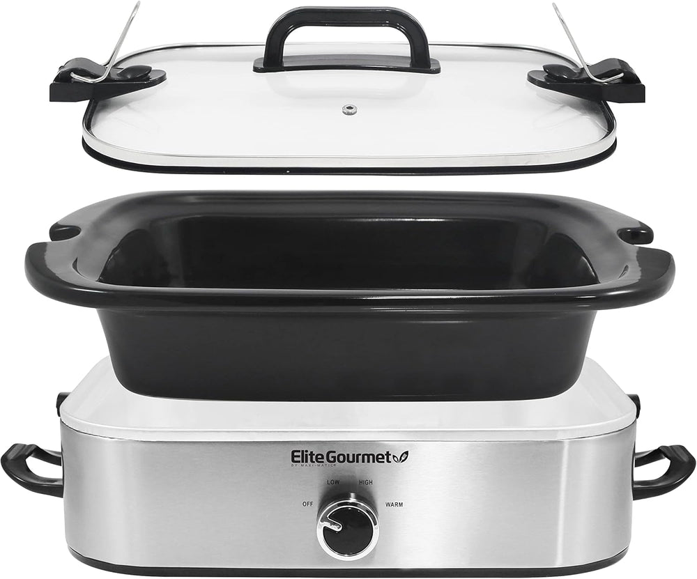 MST-5240SS Slow cooker, 3,3 litri, Oțel inoxidabil Slow Cooker Naty Shop