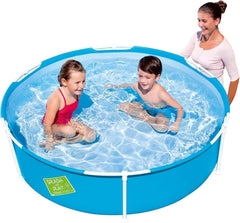 Bestway My First Frame Pool, piscină pentru copii, 152 x 38 cm, 56283, albastru, 152 x 152 x 38 cm