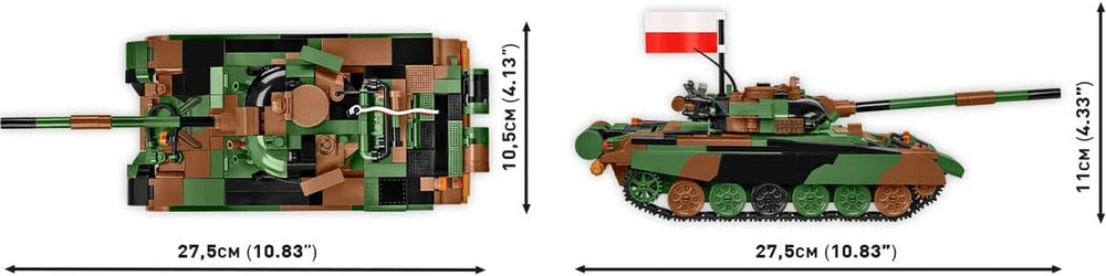 COBI T-72 Mir (PL/UA), Einheitsgröße, Camo