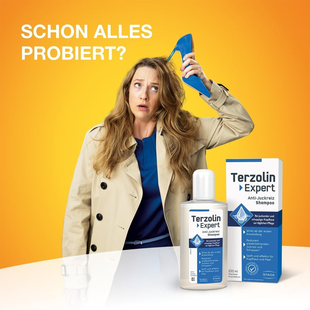 Terzolin Expert Anti-Itch Shampoo, Îngrijire hidratantă pentru scalp sensibil - 200 ml Duș și baie Terzolin
