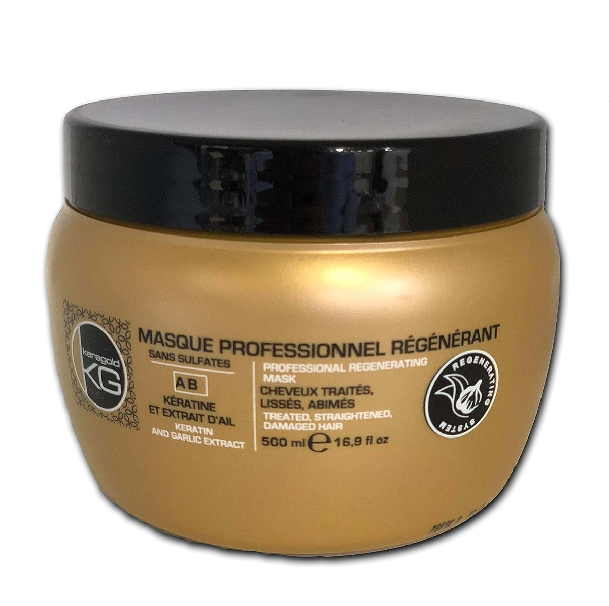 Mască Pro fără sulfați cu keratină/extras de usturoi, 500 ml Masca de par Naty Shop Titlu implicit