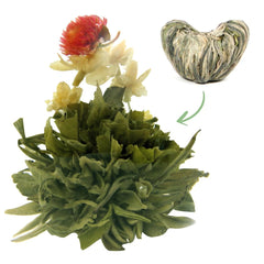 Flori de ceai lingou de aur  1 bucată 6 g | Frunze de ceai verde | Flori de iasomie | Floare târâtoare europeană | Ceai verde | Ceai cu flori | Flori de ceai verde | Ideal pentru iubitorii de ceai