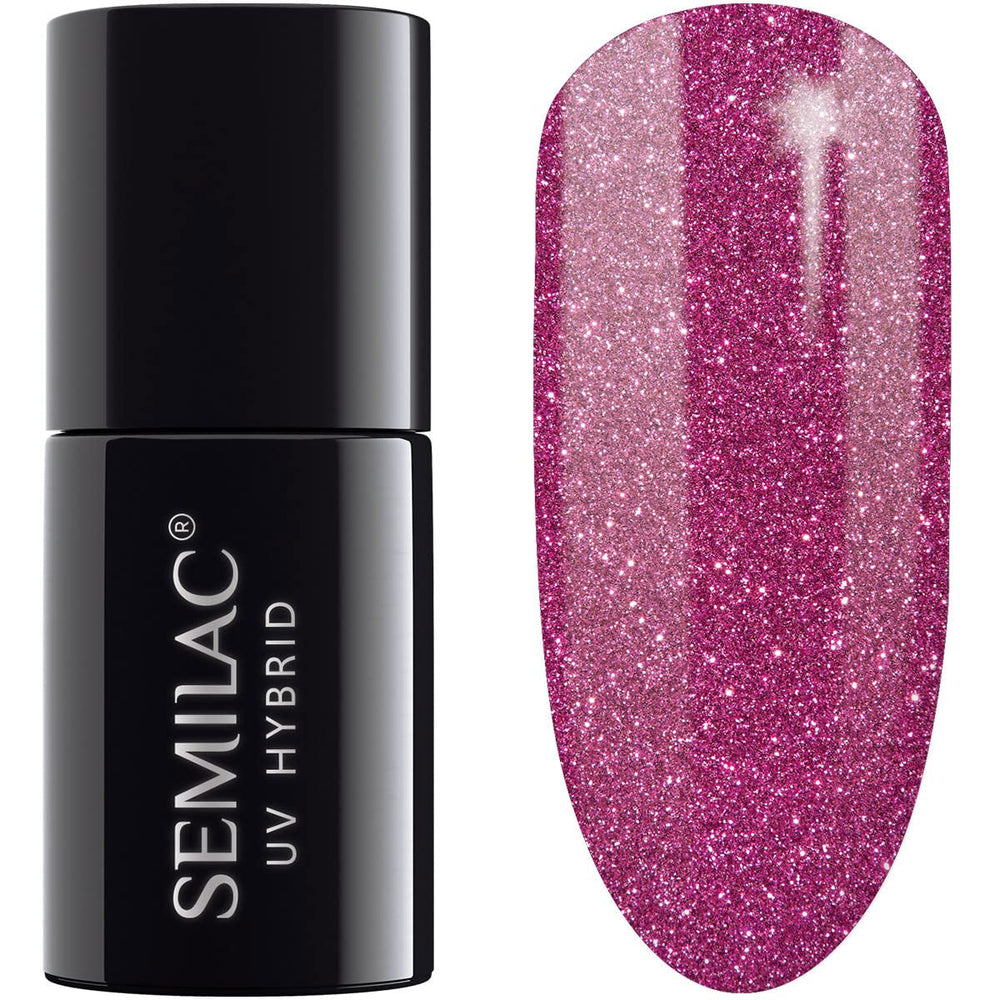 Oja UV Semilac Hybrid 400 Rusty Red 7ml, colecția Tastes of Fall