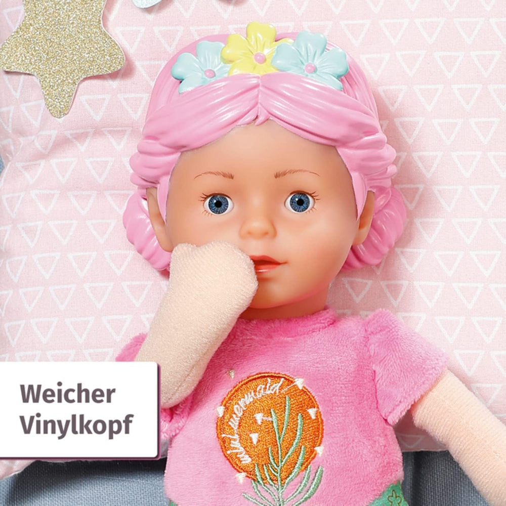 BABY born Meerjungfrau for babies, waschbare Stoffpuppe, Meerjungfrauen-Puppe mit weichem Vinylkopf, 33cm groß, 832288 Zapf Creation