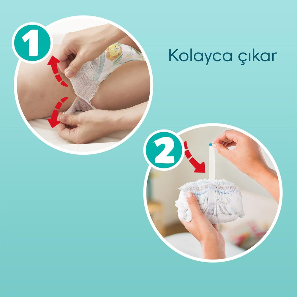 Scutece Pampers (Versiunea Veche), Night Pants, Mărimea 5, 22 bucăți, 12kg-17kg