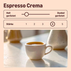 by Amazon Espresso Crema Röstkaffee Ganze Bohnen, 1kg (2 Packs of 500g), Rainforest Alliance-Zertifizierung