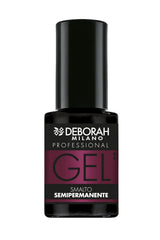 Oja semipermanentă Milano Professional, nr. 21 Burgundy, efect de volumizare, de lungă durată, pentru unghii intense și lucioase, 4,5 ml