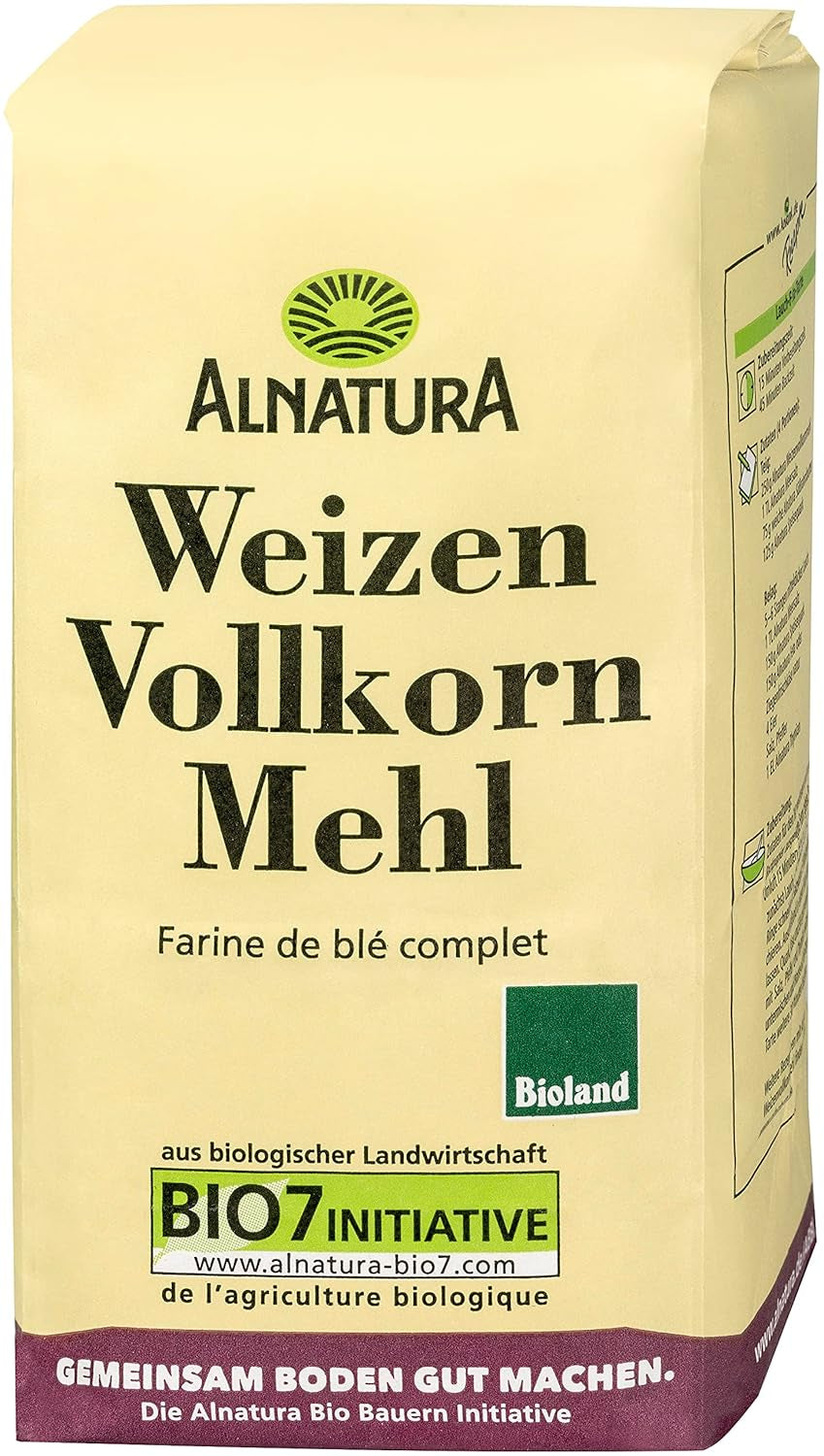 Făină integrală organică, 1 kg