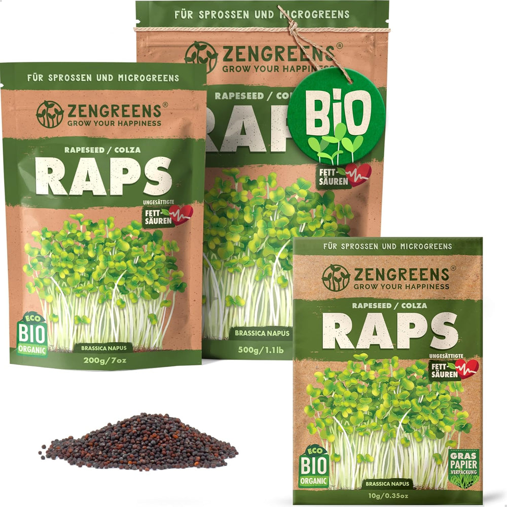 Bio Sonnenblumen Samen - Wähle Zwischen 10G, 200G Und 500G - Sonnenblume Mit Keimrate Von Über 97% - Keimsprossen - Sonnenblumensamen Zum Sprossen Ziehen - Wiederverschließbare Verpackung