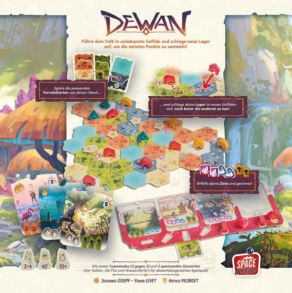 Asmodee, Dewan, Space Cowboys, joc de familie, 2-4 jucători, vârste 10+, 40 de minute, germană