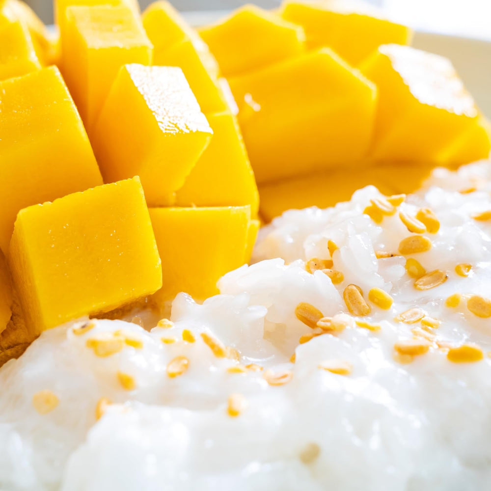 - Orez lipicios cu nucă de cocos și mango - (1 x 80 g)