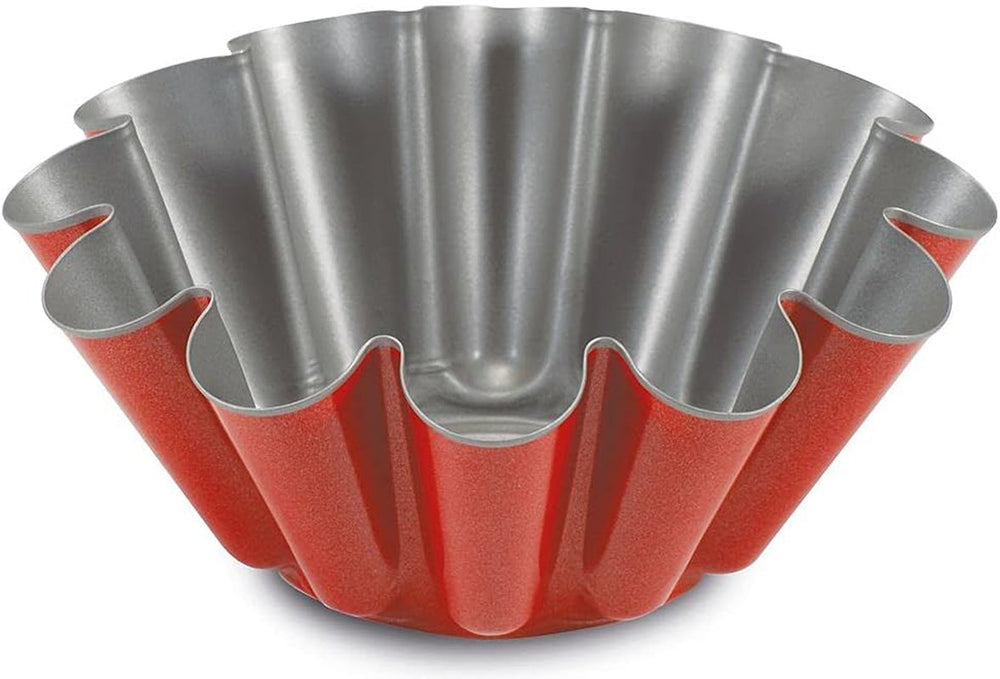 52022HGNA Rossana 2.0, matriță pentru budincă 22 cm, oțel cu acoperire antiaderentă, culoare roșu/gri, oțel inoxidabil Matrite si tavi pentru copt Naty Shop