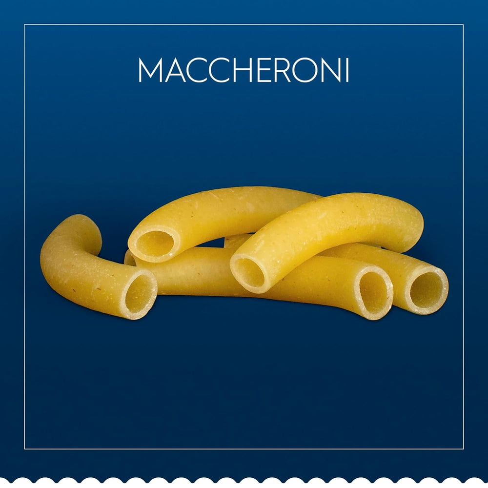 Paste Barilla Classic Maccheroni nr. 44 din grâu dur de înaltă calitate, întotdeauna al dente, 500g