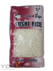Orez Miyako Japan pentru sushi, bob rotund, 0,5 kg
