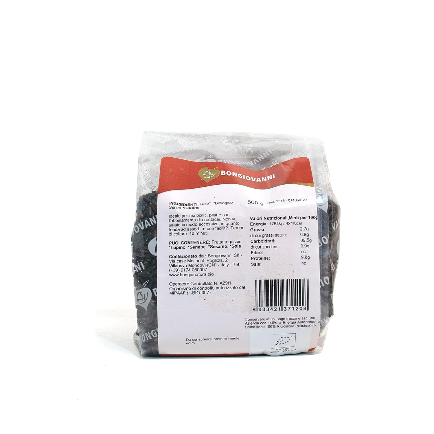 Orez negru Nerone 500g organic