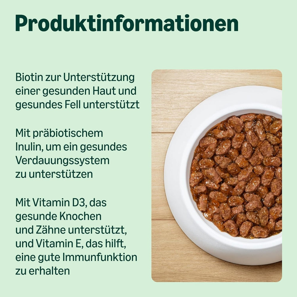 Hrană umedă pentru pisici de la Amazon, fără cereale, pentru pisici adulte, selecție mixtă în jeleu, 4,8 kg (48 de pachete a câte 100 g fiecare)