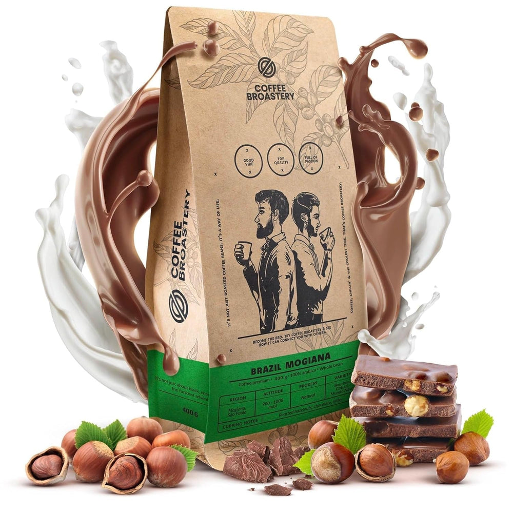 Set cadou – Selecție premium din Brazilia 3 x 400 g cu cană ceramică