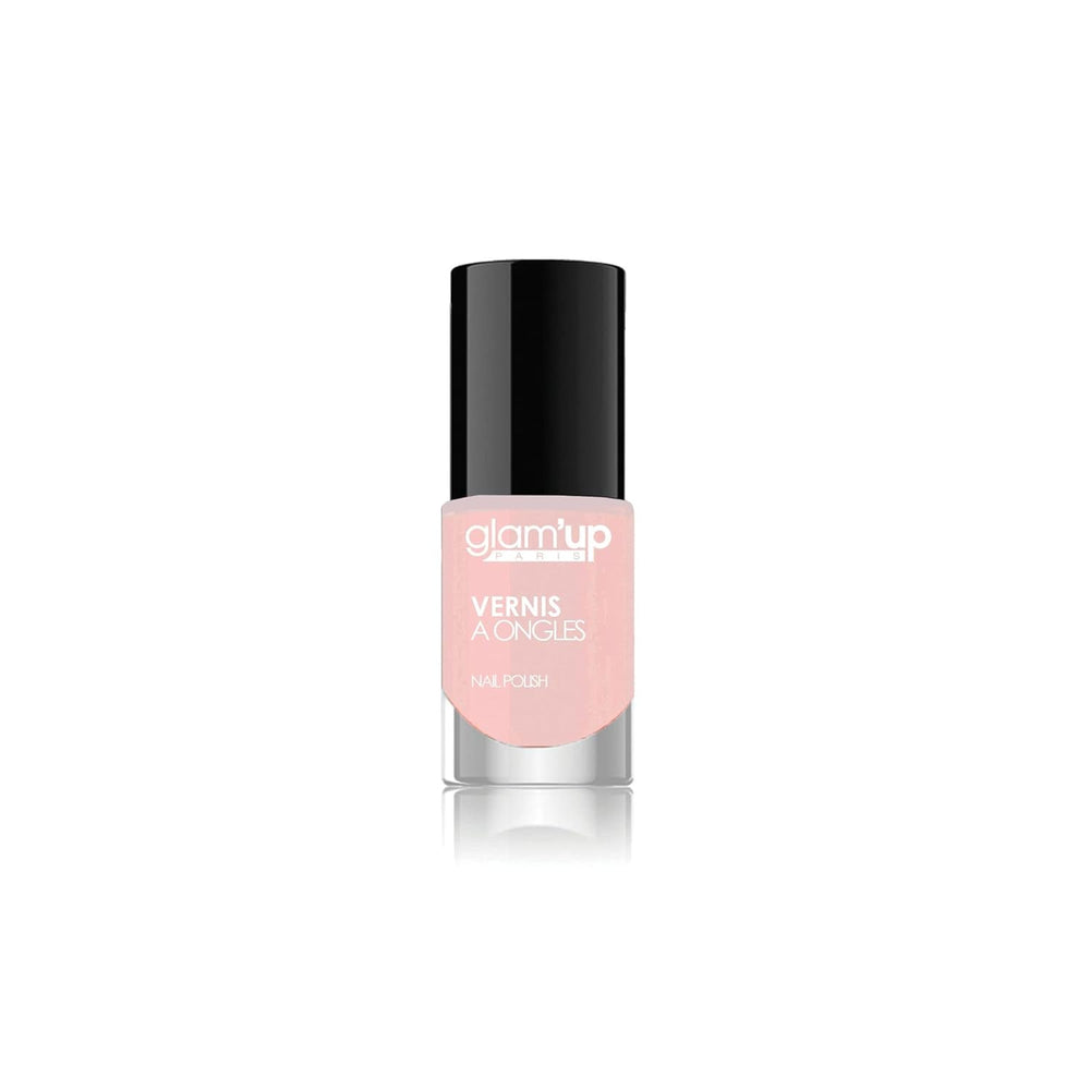 Oja Glam'Up Paris, ultra-lucioasă, de lungă durată, cu uscare rapidă, nr. 129, sclipici roz
