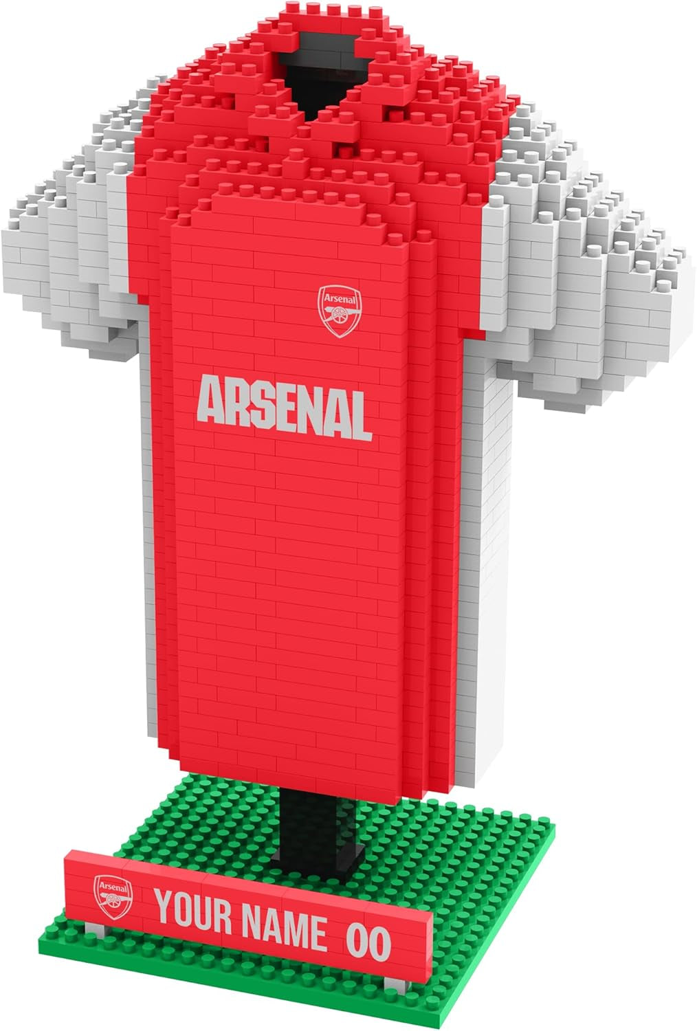 FOCO Offizielles Lizenzprodukt FC Barcelona Personalisiert BRXLZ Schreibtisch Hemd 3D Bricks Building Konstruktionsspielzeug