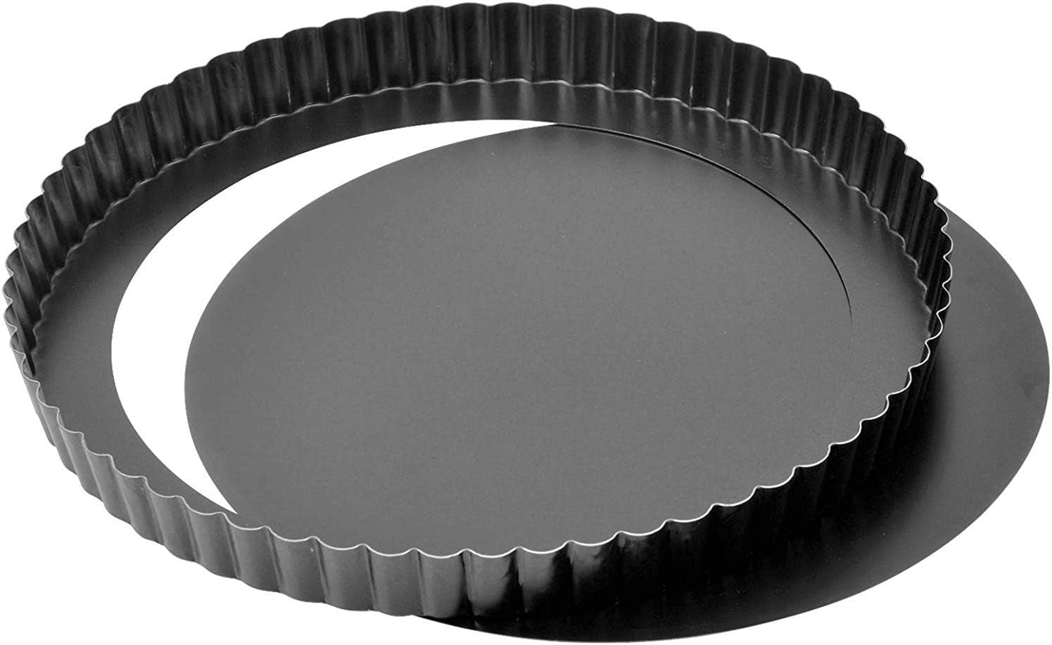 Kaiser Classic Tarteform Mit Hebeboden 28 Cm, Quicheform Antihaftbeschichtet & Inspiration Muffinform Blech Für 12 Muffins, Muffin Backblech 38 X 27 Cm, Beschichtet, Standardgröße Matrite si tavi pentru copt Naty Shop